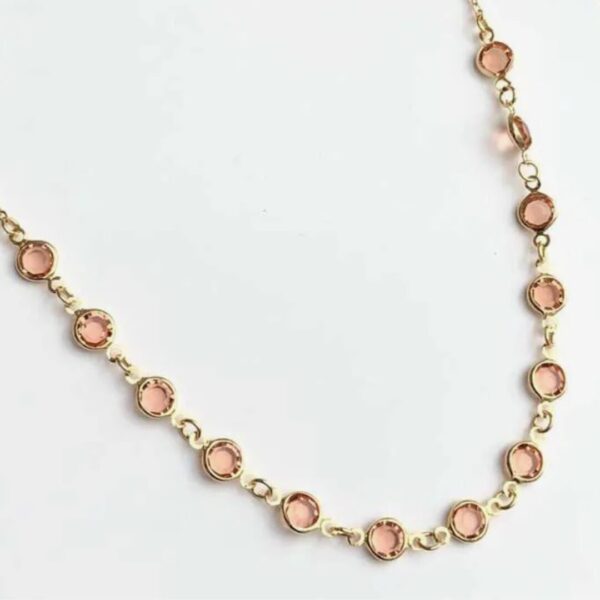 Choker Folheado a Ouro Rose