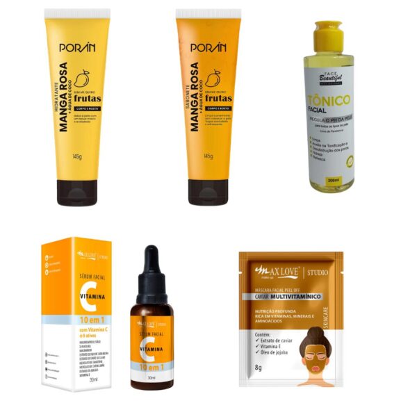 Kit Skincare Amarelo