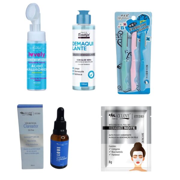 Kit Skincare Azul