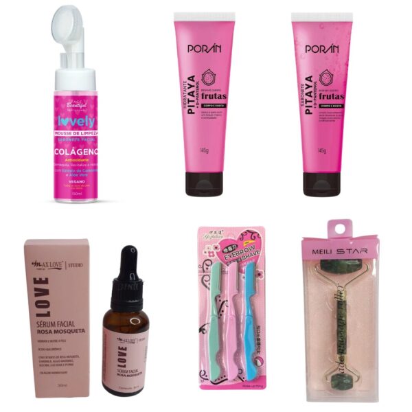 Kit Skincare Rosa